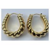 14KT Gold Hoop Earrings.