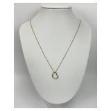 Heart Pendant on 14KT Gold Chain.