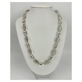 Sterling Silver Lagos Link Necklace.