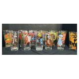 Pepsi Super Series & Looney Tunes Character Glass.