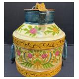 Vintage Hand Painted Milk Can.