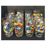 Libbey Glass Smurfs Character Glasses.