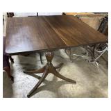 Vtg Duncan Phyfe-Style Flip-Top Mahogany Game
