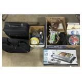 Buffet Server, Cookbooks, Luggage Bags.