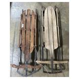 Pair Of Vintage Runner Sleds.
