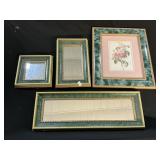Framed Mirrors, Rose Art Print.