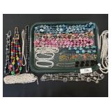 Costume Jewelry, Beaded & Stone Necklaces.