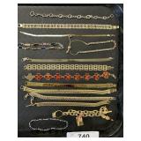 Lot Of Costume Jewelry Bracelets.