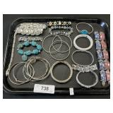 Sterling Mexico Turquoise Bracelet, Bracelets