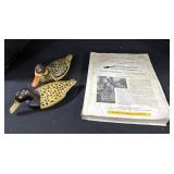 2 Wooden Ducks & Dixie Gun Works Book.