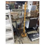 Vtg Hall Tree, Wrought Iron Plant Stand, Metal