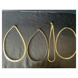 Italian Sterling Silver, Milor Bronze Necklaces.
