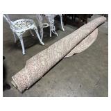 Clean Large Braided Oval Area Rug.