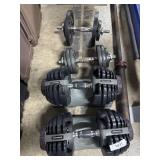 Bow flex Adjustable Dumbbells, (2) FreeWeight