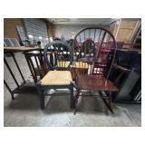 Classic Conituous Arm Windsor Style Rocker & Side