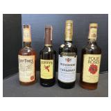 Four Roses, Corbyï¿½s Early Times, Windsor Whiskey