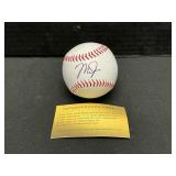 Mike Trout Autographed Baseball.