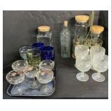 Stemware & Glass Canisters.