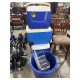 (3) Igloos Coolers, Plastic Washtub.