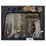 Costume Jewelry, Necklaces, Glasses Holders.