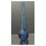 Mid C. Modern Viking Glass Swung Vase.