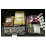Gas Pressure Kit, Golf Balls, Pocketknives.