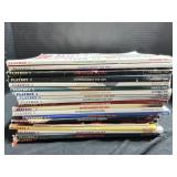 1980s-1990s Playboy Magazines. Total of 20