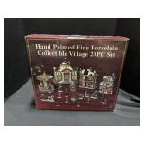 Hand Painted Fine Porcelain Collectable Village.