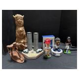 BobbleHeads, 9/11 Memorial Statue, Wooden Totem.