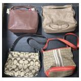 Coach, Michael Kors, Lucky Brand Purses.