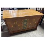 Folk Art Painted Chest.