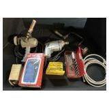 Skil Drill, Brace Drill, Drill Buts, Sockets.