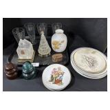 Milkshake Glasses, Norman Rockwell Plates.