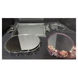 Lot Of Mirrors & Mirror Vanity Trays.