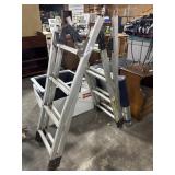 (2) Aluminum Adjustable Ladders.