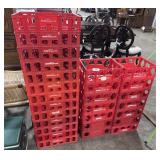 Vtg Plastic Coca-Cola Advertising Crates.