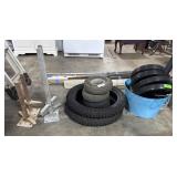 Adjustable Scaffold Screw, Dirtbike & Wagon Tires.
