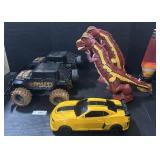 Jeep & Transformer RC Cars, Fisher Price Dinosaurs