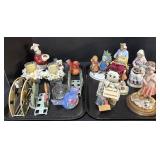 Napkin Holders, Candle Holders, Goebel Figures.