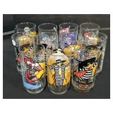 11 McDonald Mascot Character Glasses.