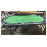 Foldable 8-10Player Poker Table.