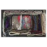 Costume Jewelry, Beaded & Pearl Necklaces.