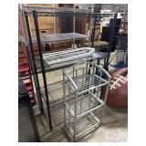 (2) Wire Shelves.