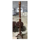 Turned & Fluted Mahogany Hall Tree.