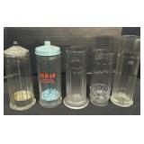 5 Vintage Glass Disinfecting Systems.