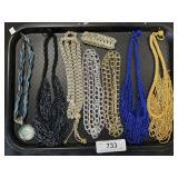 Lot Of Beaded Costume Jewelry, Necklaces.