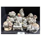 Cast Art Industries Elephant Figures.