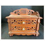 Folk Art Jewelry Box.