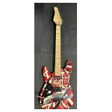 Custom Painted LH Electric Guitar.