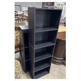 (2) Black IKEA Style Shelves.